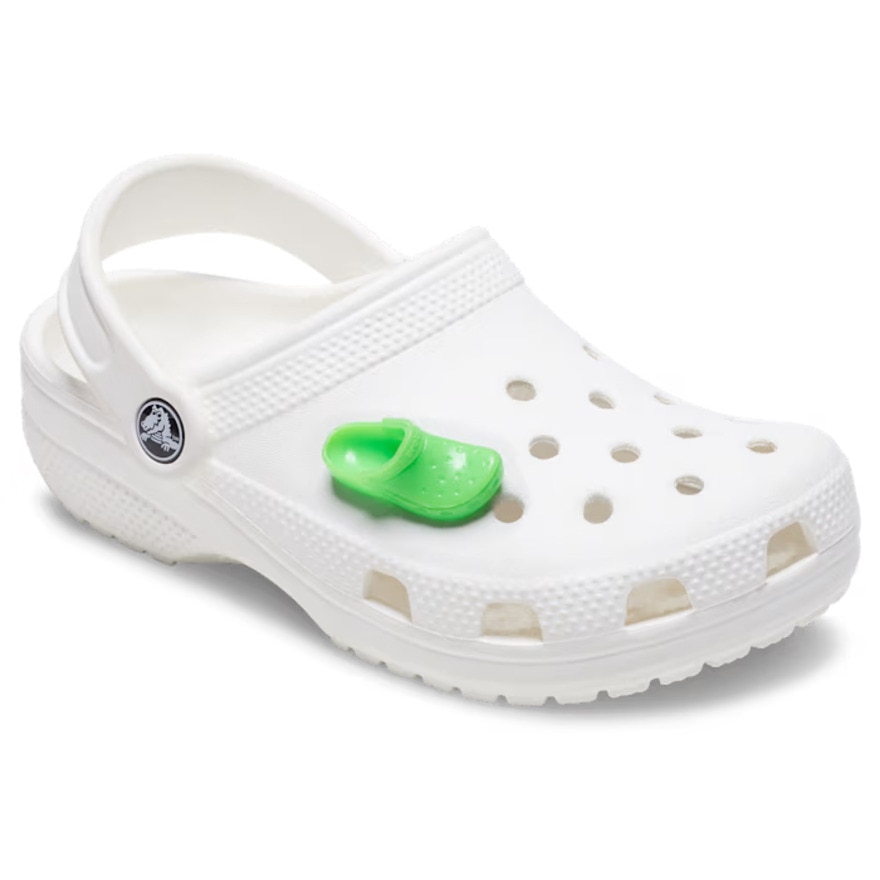 クロックス（crocs）（メンズ、レディース、キッズ）ジビッツ チャーム 3D グリーン クラシック クロッグ 10013554