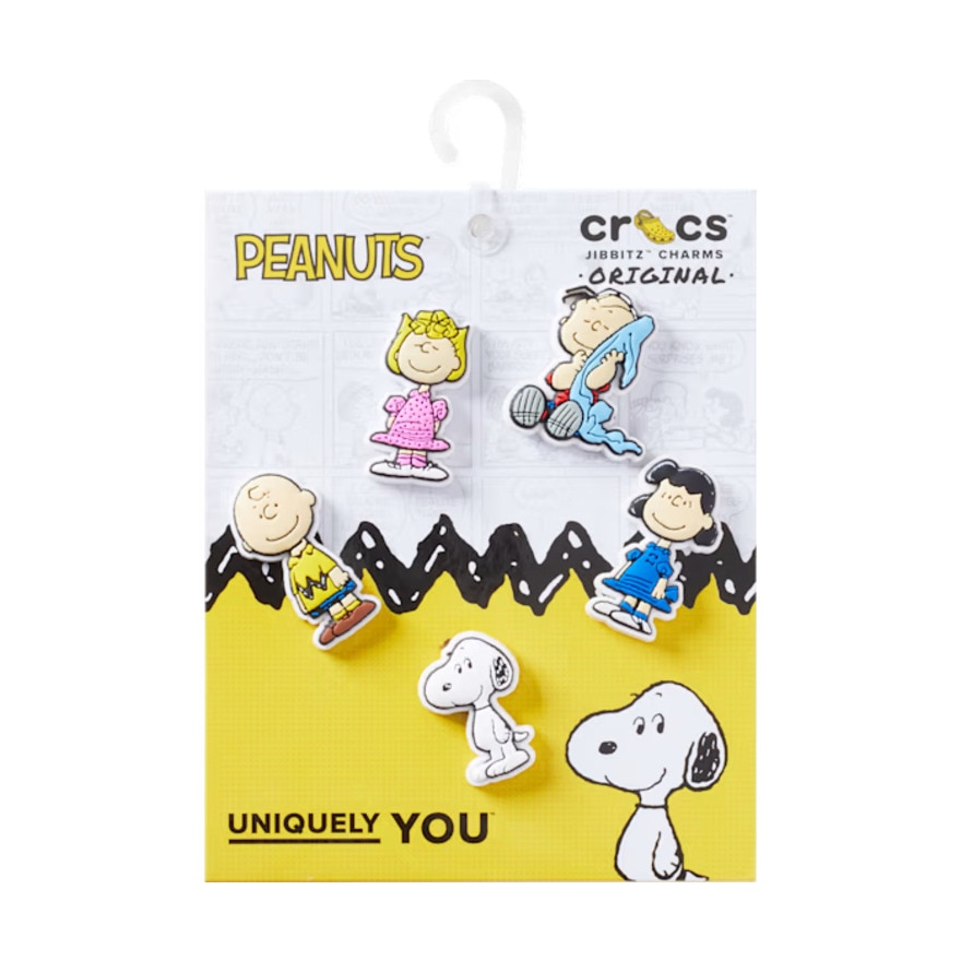 クロックス（crocs）（メンズ、レディース、キッズ）ジビッツチャーム ピーナッツ II 5個セット 10014896
