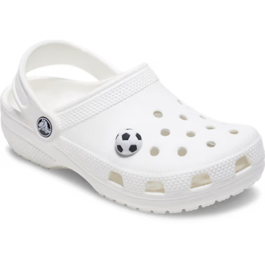 クロックス（crocs）（メンズ、レディース、キッズ）ジビッツチャーム テクスチャード サッカー ボール 10015145