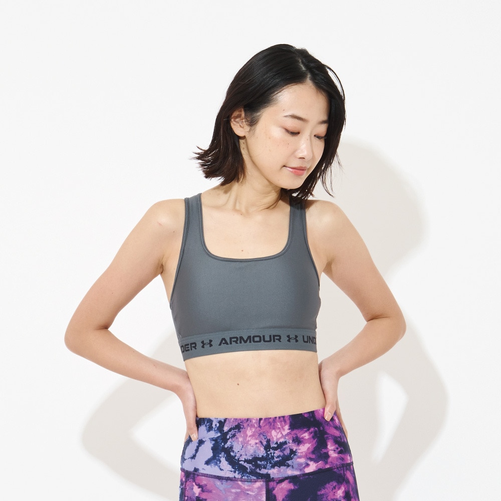 アンダーアーマー（UNDER ARMOUR）（レディース）クロスバック ブラ ミッド 1361034 012 スポーツ用品はスーパースポーツゼビオ
