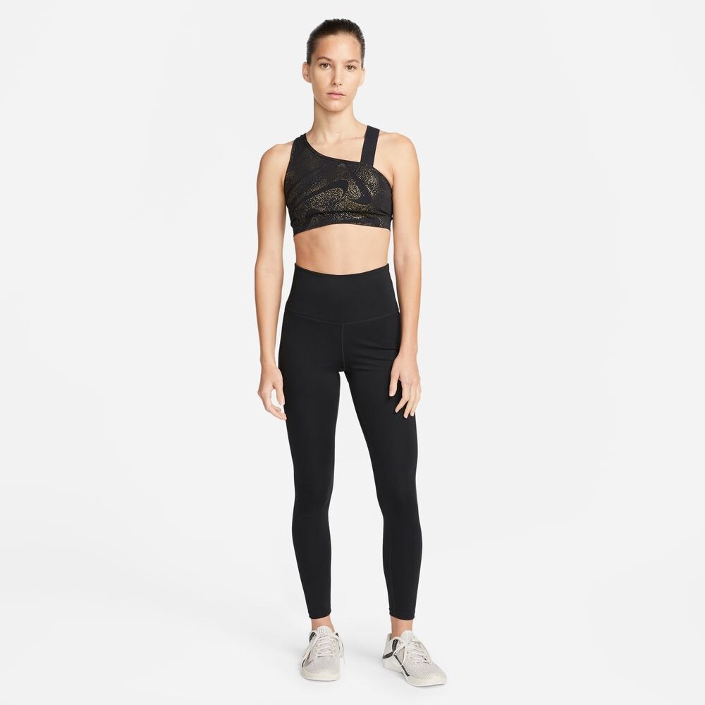 ナイキ（NIKE）（レディース）ドライフィット スウッシュ ASYM ブラ AOP DQ5243-010
