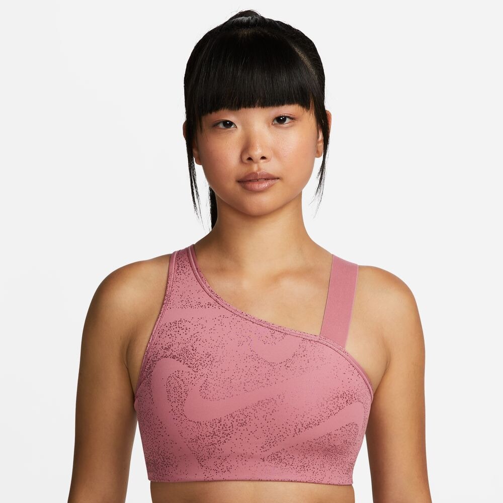 ナイキ（NIKE）（レディース）ドライフィット スウッシュ ASYM ブラ AOP DQ5243-667