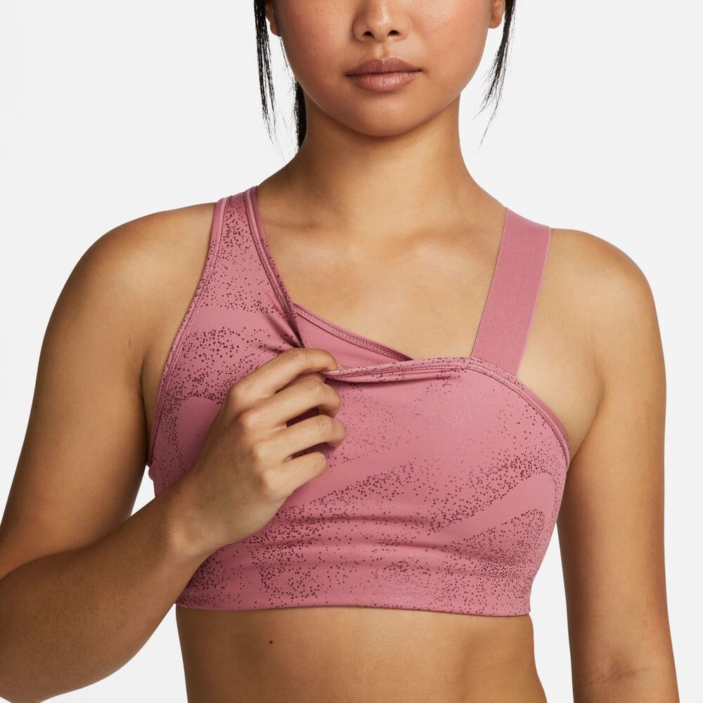 ナイキ（NIKE）（レディース）ドライフィット スウッシュ ASYM ブラ AOP DQ5243-667