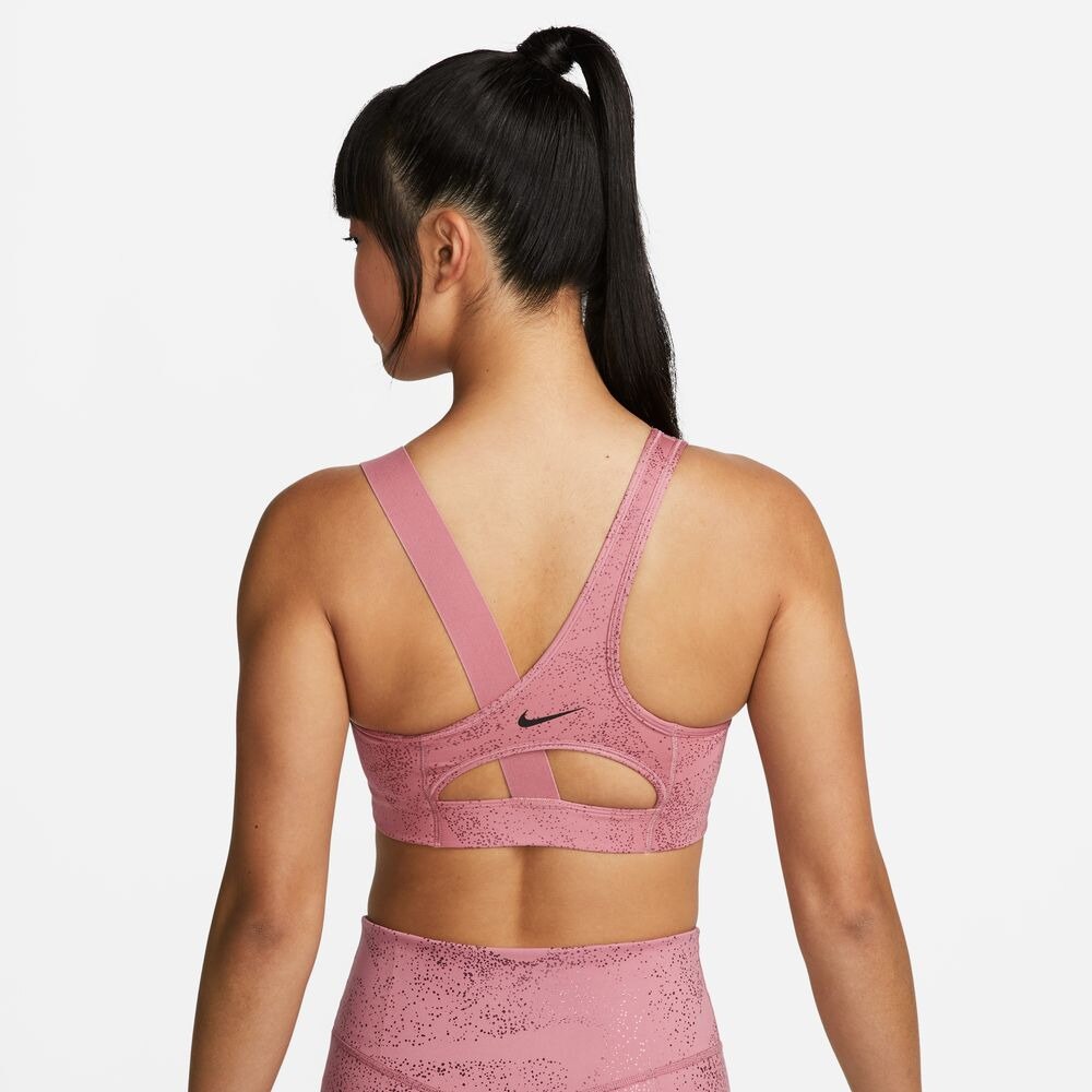 ナイキ（NIKE）（レディース）ドライフィット スウッシュ ASYM ブラ AOP DQ5243-667