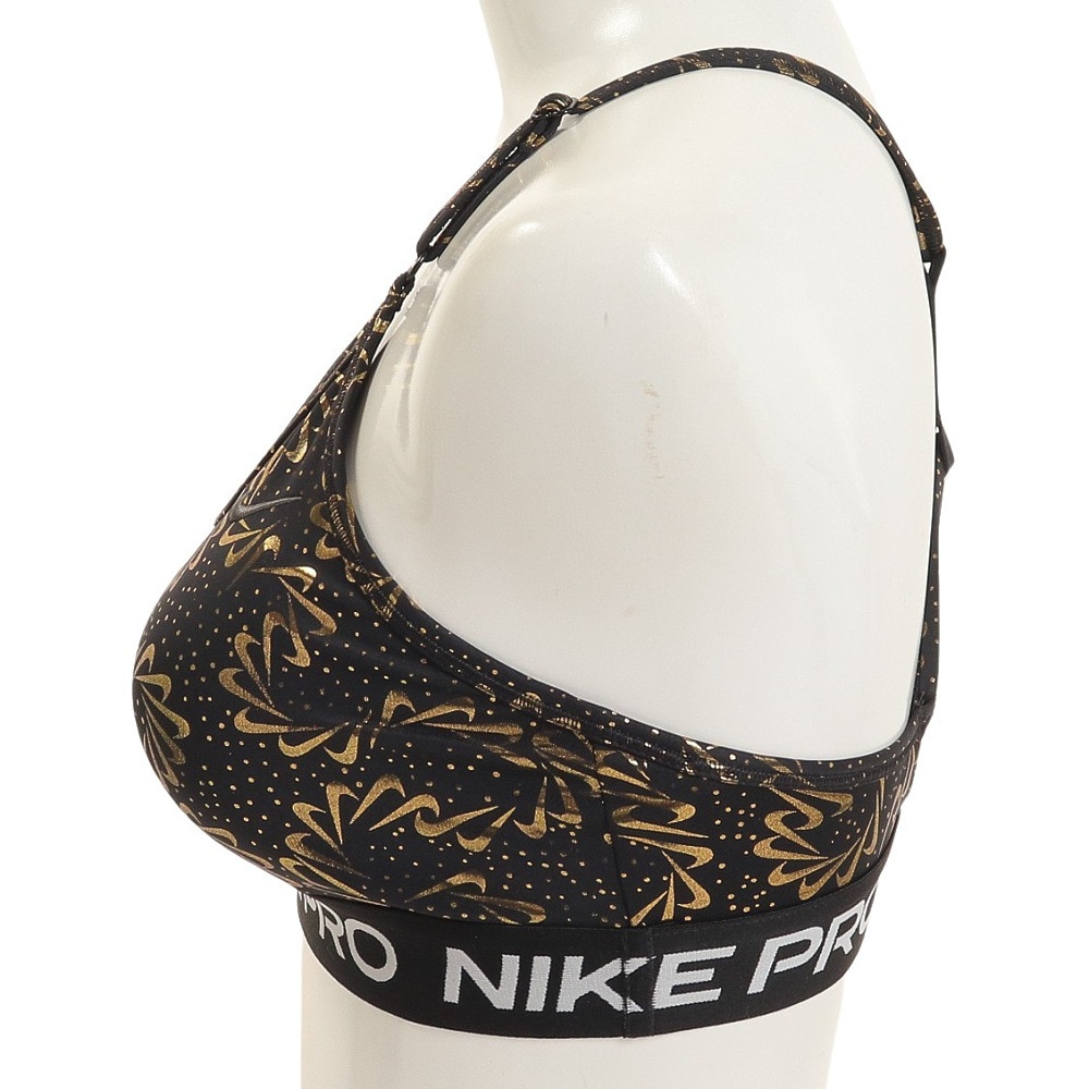 ナイキ（NIKE）（レディース）ナイキ プロ インディ ライトサポート パッディド ストラッピー スパークル スポーツブラ DQ5459-010