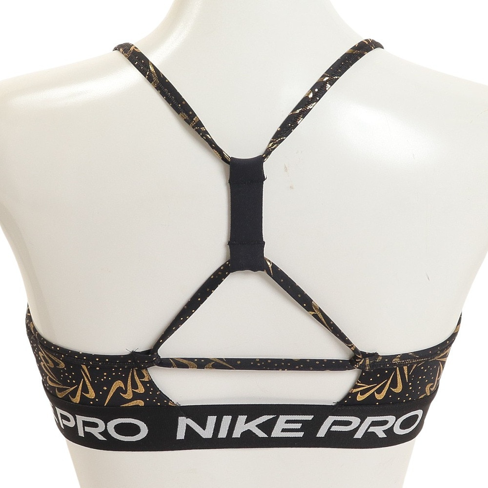 ナイキ（NIKE）（レディース）ナイキ プロ インディ ライトサポート パッディド ストラッピー スパークル スポーツブラ DQ5459-010
