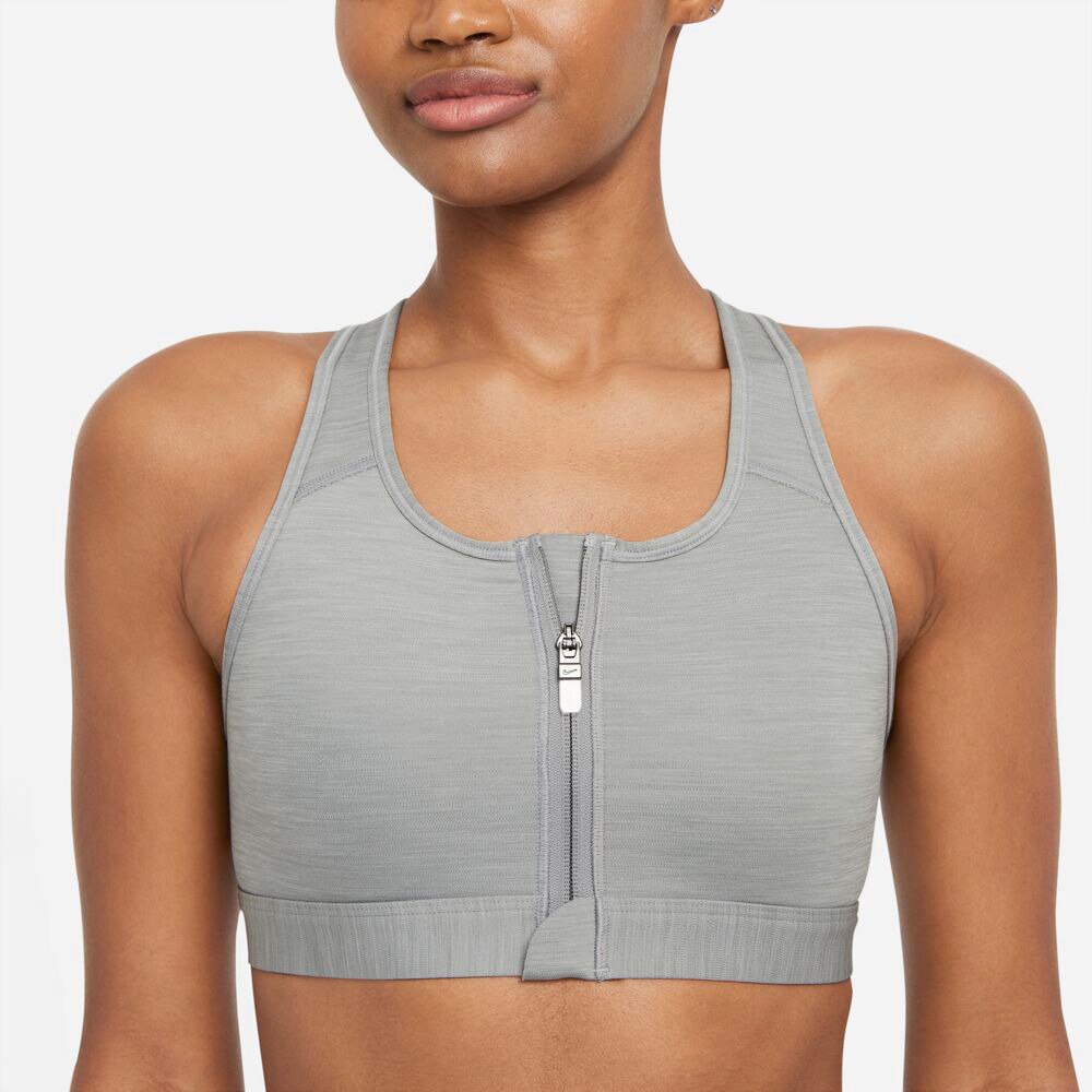 ナイキ（NIKE）（レディース）DF スウッシュ フロント ジップ ブラ DD1206-073