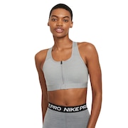 ナイキ(NIKE)(レディース)DF スウッシュ フロント ジップ ブラ DD1206-073