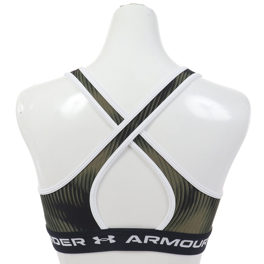 アンダーアーマー（UNDER ARMOUR）（レディース）スポーツブラ クロスバック プリントブラ ミディアムサポート 1361042 390
