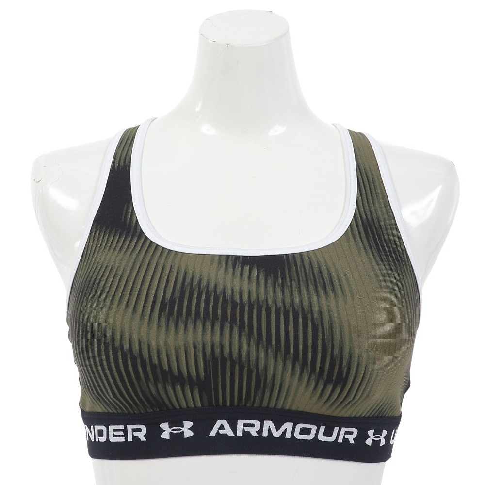 アンダーアーマー（UNDER ARMOUR）（レディース）スポーツブラ クロスバック プリントブラ ミディアムサポート 1361042 390