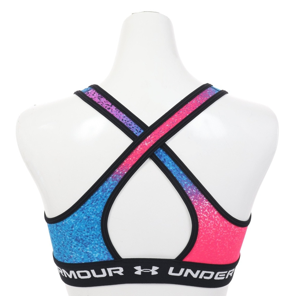 アンダーアーマー（UNDER ARMOUR）（レディース）プリントブラ クロスバック  ミディアムサポート 1361042 441
