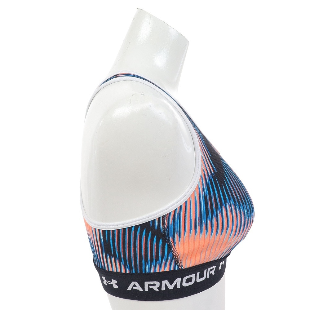 アンダーアーマー（UNDER ARMOUR）（レディース）スポーツブラ クロスバック プリントブラ ミディアムサポート 1361042 963
