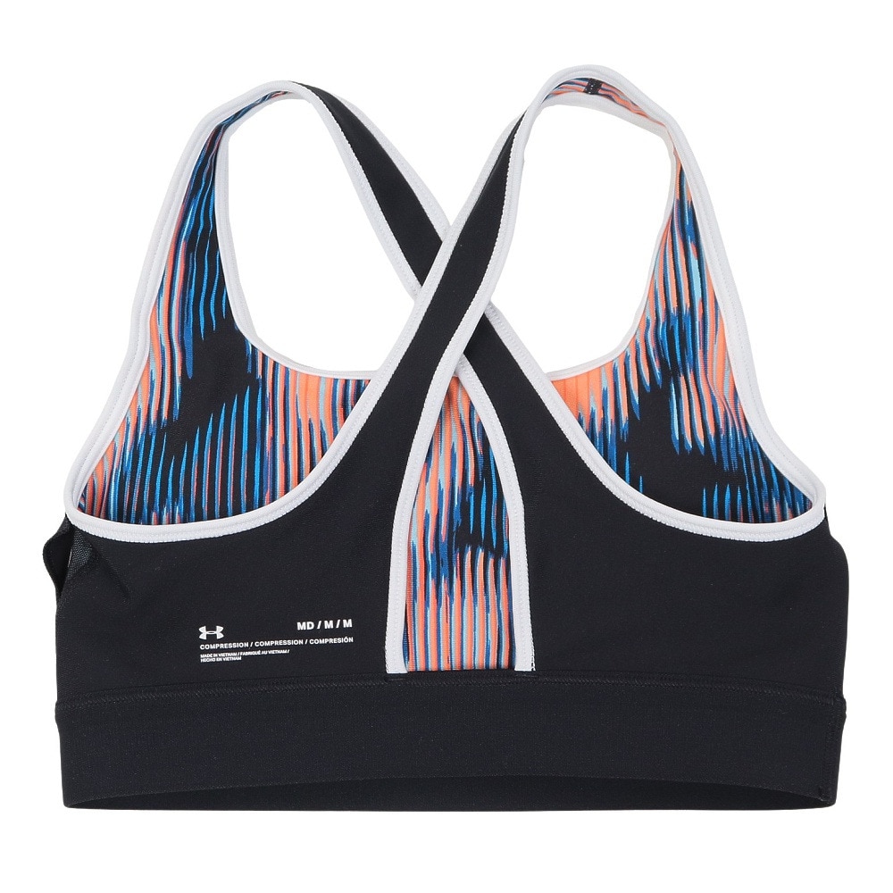アンダーアーマー（UNDER ARMOUR）（レディース）スポーツブラ クロスバック プリントブラ ミディアムサポート 1361042 963