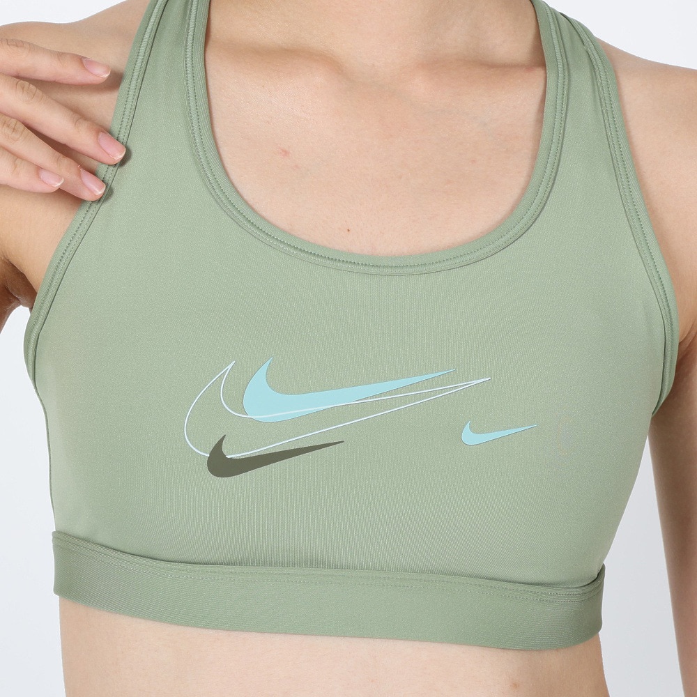 ナイキ（NIKE）（レディース）スポーツブラ スウッシュ ミディアムサポート FN8512-386