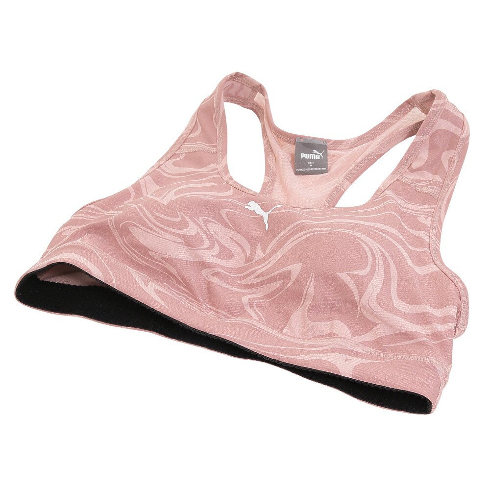 プーマ（PUMA）（レディース）4キープ グラフィック ブラトップ ミディアムサポート 524680 03 PNK