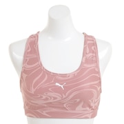 プーマ(PUMA)(レディース)4キープ グラフィック ブラトップ ミディアムサポート 524680 03 PNK