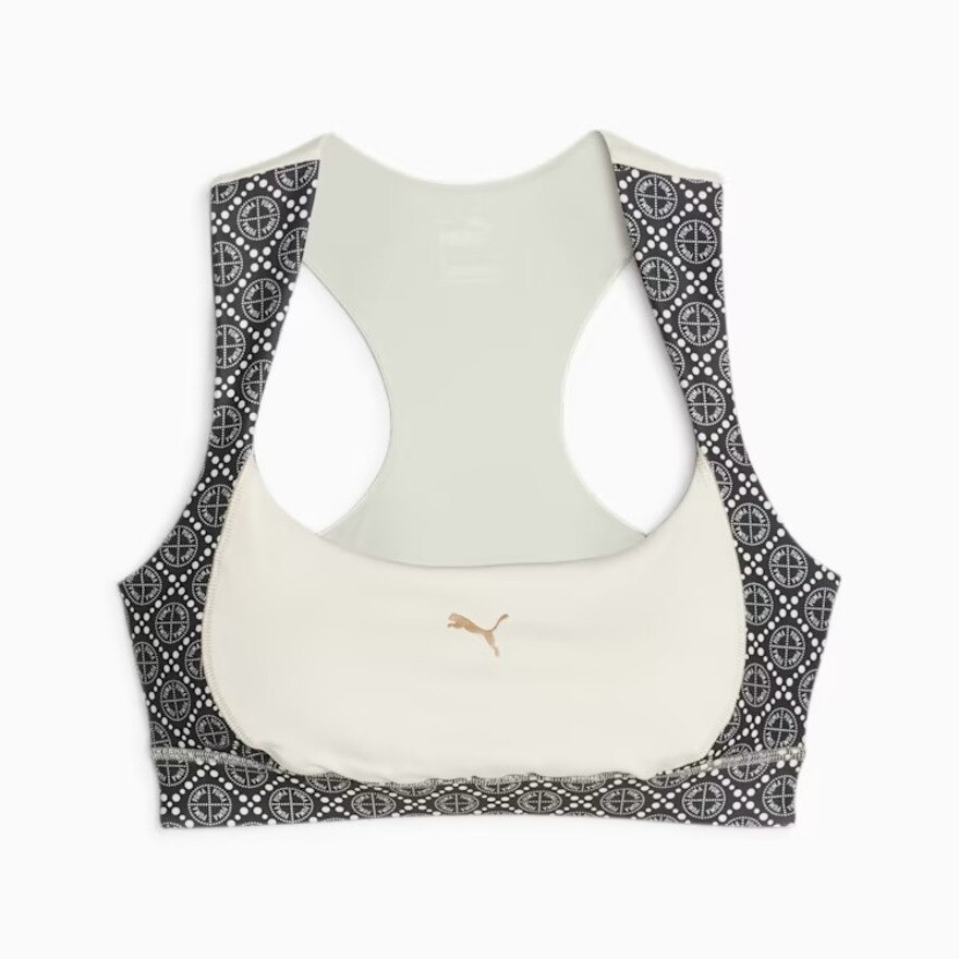 プーマ（PUMA）（レディース）トレーニング ロゴ LOVE ブラトップ ミディアムサポート 524657 87 BEG