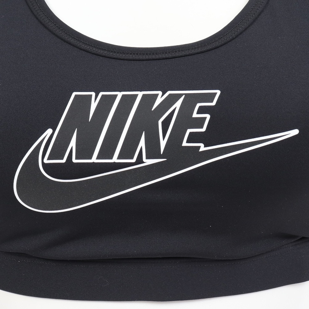 ナイキ（NIKE）（レディース）スポーツブラ ブラック 黒 スウッシュ MED スポーツブラ フューチュラ FB4081-010