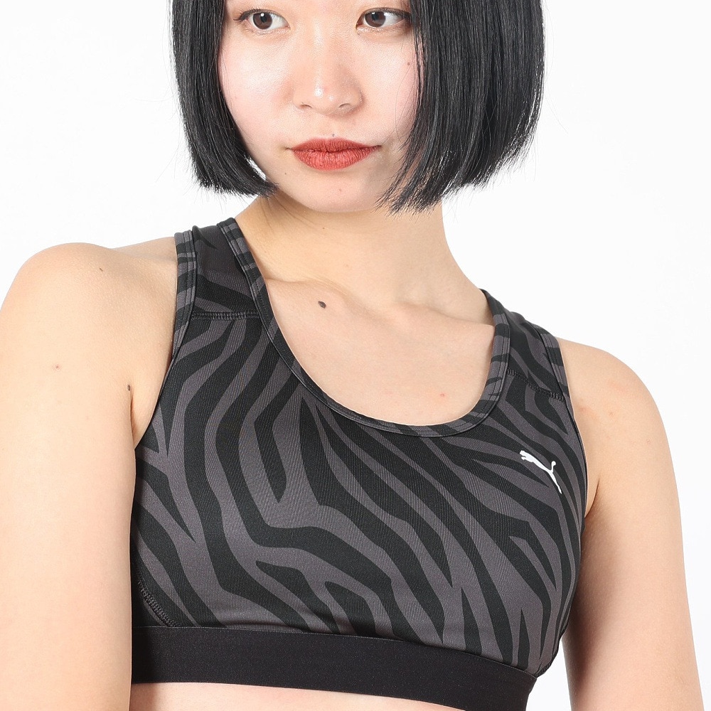 プーマ（PUMA）（レディース）AOP ベーシック ブラトップ ミディアムサポート 525325 01 BLK