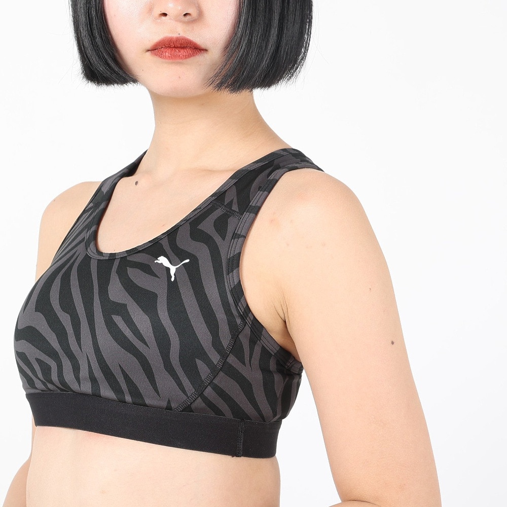 プーマ（PUMA）（レディース）AOP ベーシック ブラトップ ミディアムサポート 525325 01 BLK