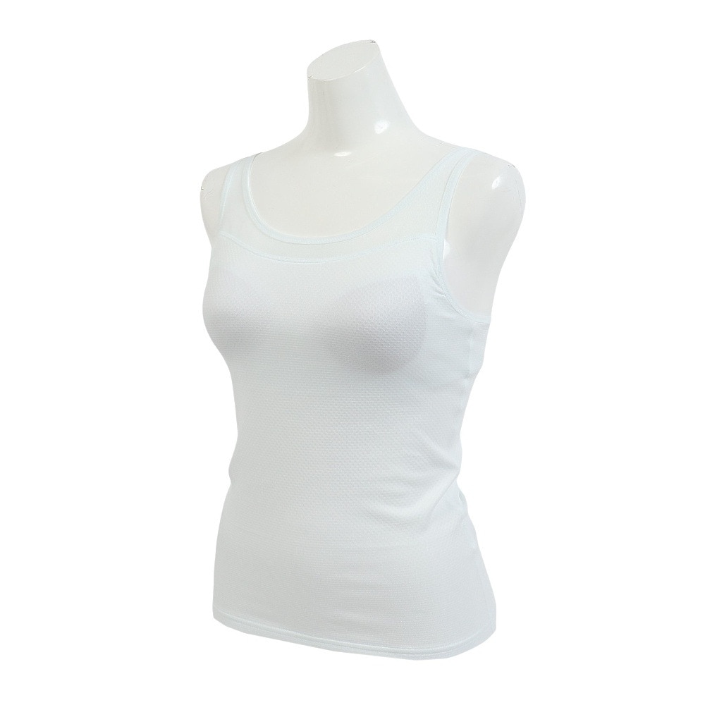 ジーフィット（G-FIT）（レディース）ジュニア カップ付 タンクトップ GF-I066T WHT
