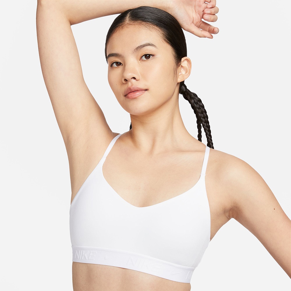 ナイキ（NIKE）（レディース）インディ ライトサポート パッディド アジャスタブル スポーツブラ FD1063-100