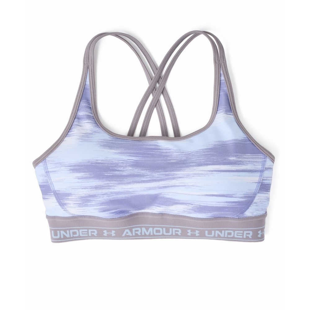 アンダーアーマー（UNDER ARMOUR）（レディース）クロスバックブラ プリント ミディアムサポート 1388356 464