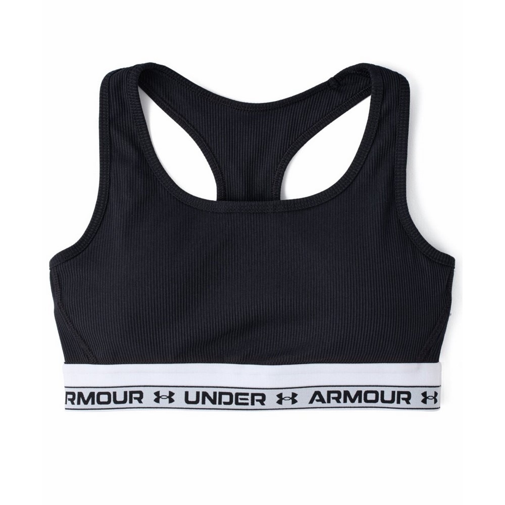 アンダーアーマー（UNDER ARMOUR）（レディース）リブ ワードマーク ブラ ミディアムサポート 1388357 001