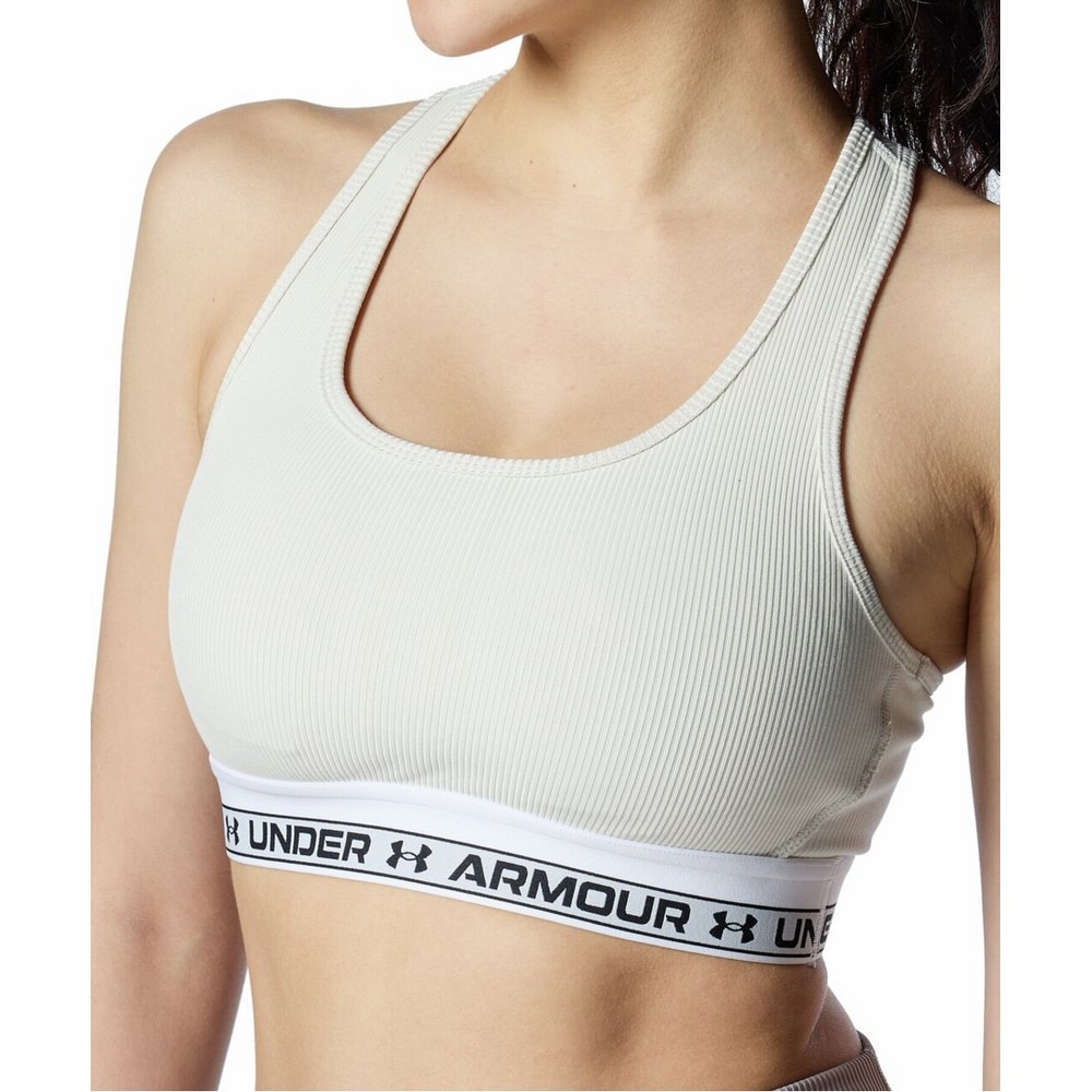 アンダーアーマー（UNDER ARMOUR）（レディース）リブ ワードマーク ブラ ミディアムサポート 1388357 110
