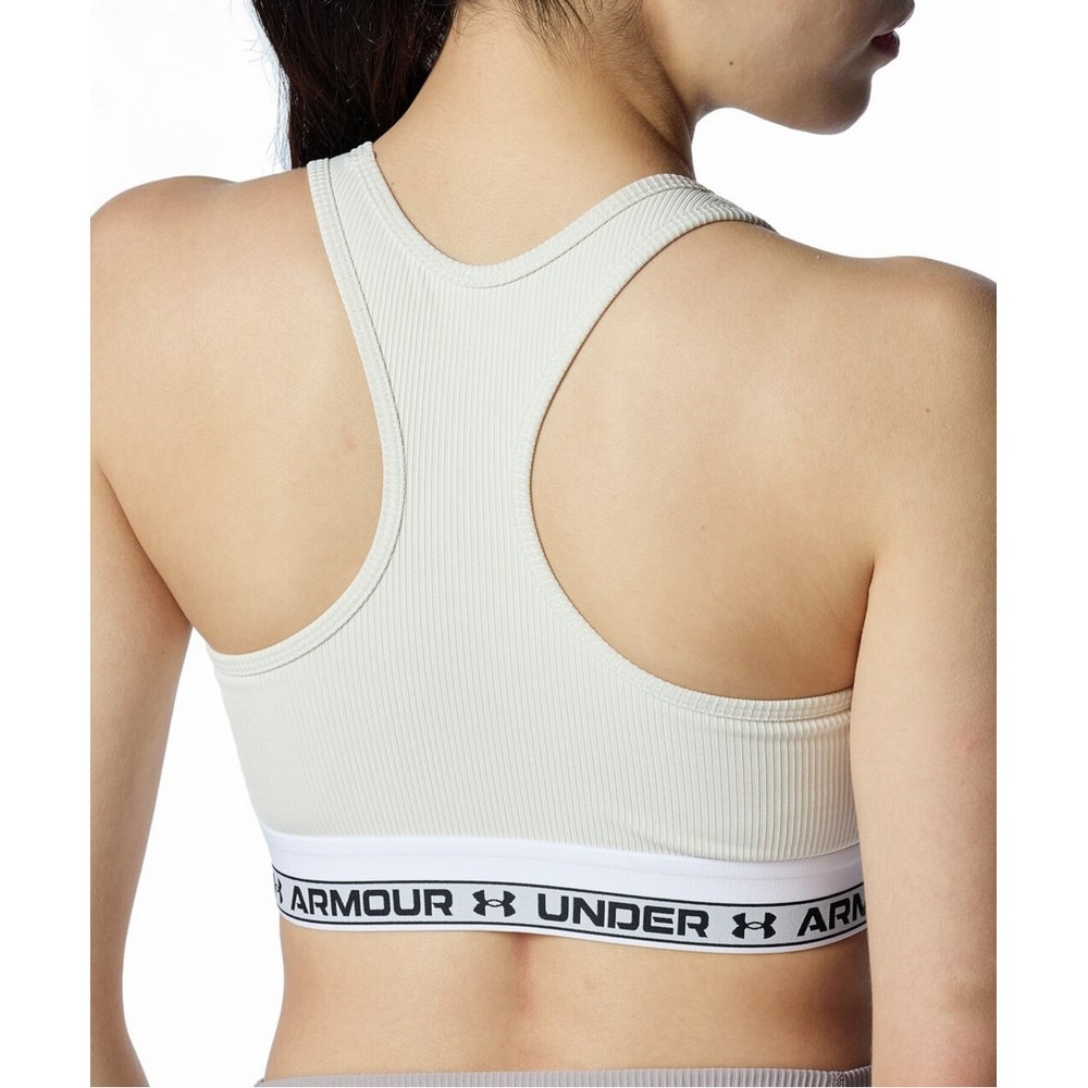 アンダーアーマー（UNDER ARMOUR）（レディース）リブ ワードマーク ブラ ミディアムサポート 1388357 110