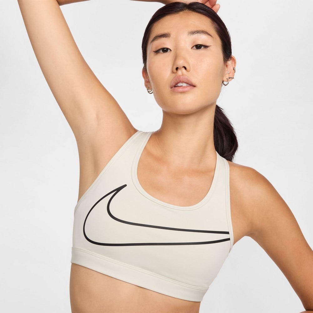 ナイキ（NIKE）（レディース）スウッシュ ミディアムサポート パッディド スポーツブラ HJ8132-072
