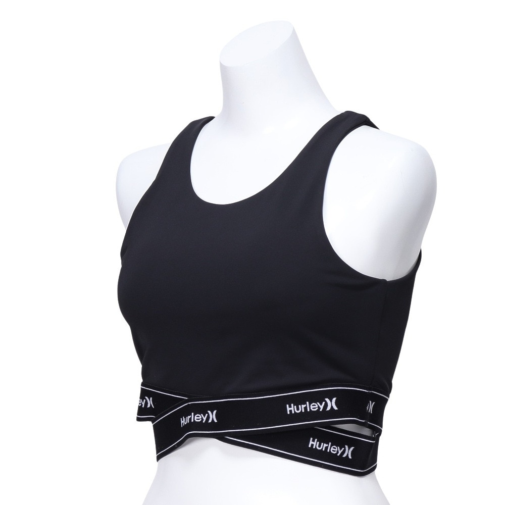 ハーレー（HURLEY）（レディース）JACQUARD BAND タンクトップブラ 水陸両用 スポーツブラ WSB2320031-BLK