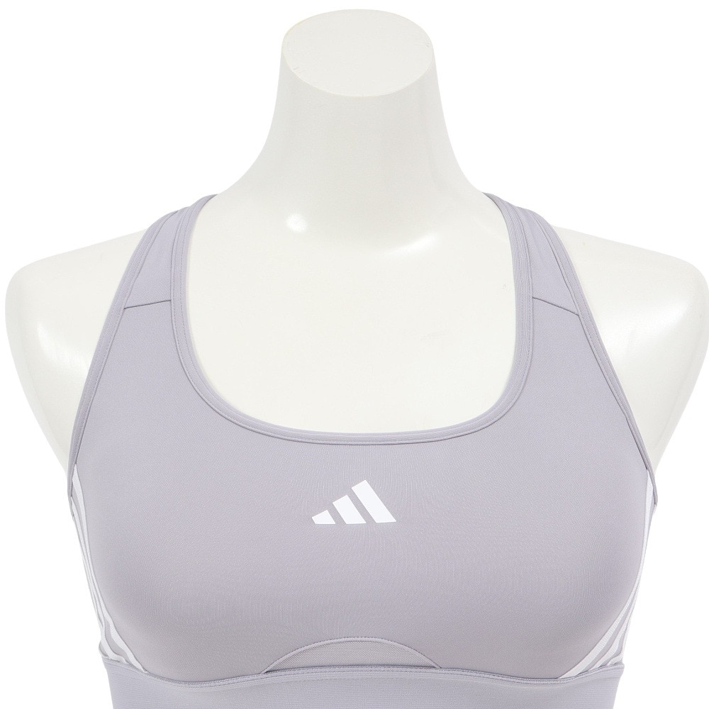 アディダス（adidas）（レディース）Powerimpact トレイン ミディアムサポート スリーストライプス ブラ IKV29-IY7701