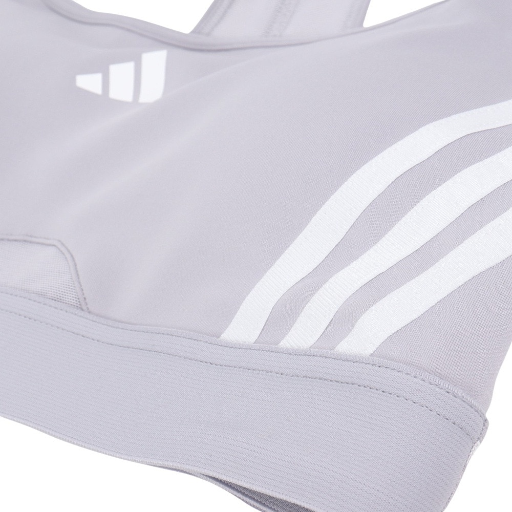 アディダス（adidas）（レディース）Powerimpact トレイン ミディアムサポート スリーストライプス ブラ IKV29-IY7701