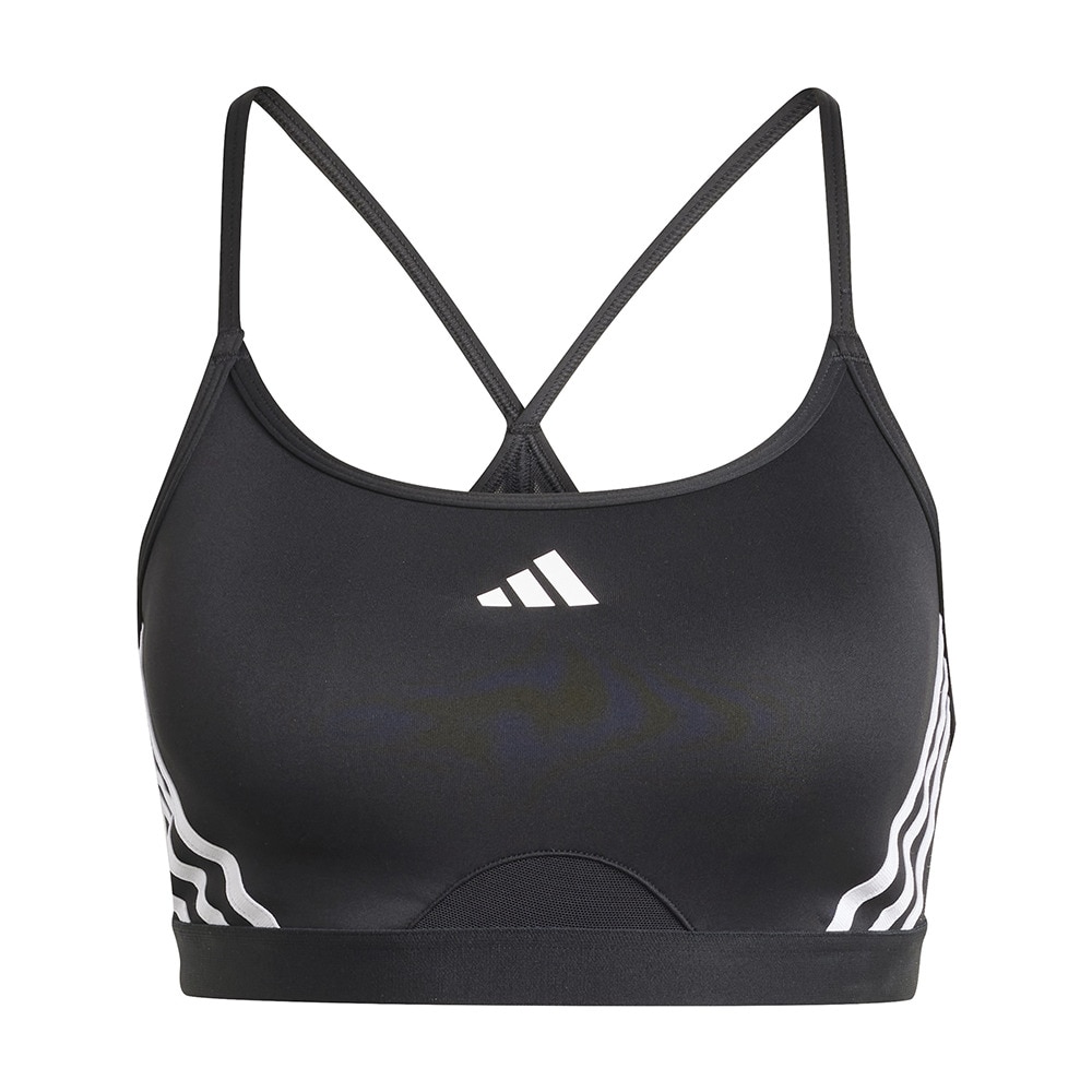 アディダス（adidas）（レディース）Aeroreact トレーニング ライトサポート スリーストライプスブラ IKV31-IQ3354