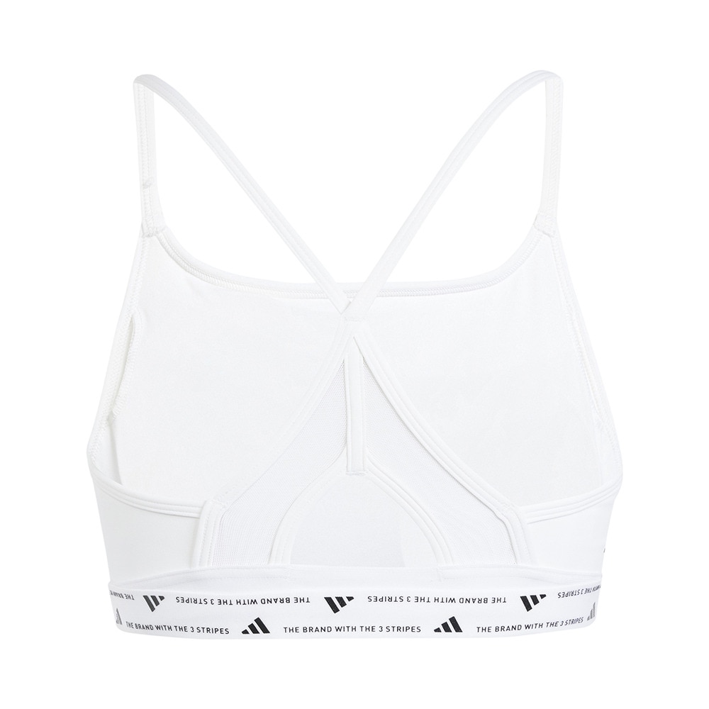 アディダス（adidas）（レディース）Aeroreact トレーニング ライトサポート スリーストライプスブラ IKV31-IU1716