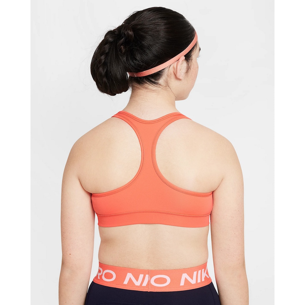ナイキ（NIKE）（キッズ）ジュニア ガールズ ドライフィット スウッシュ スポーツブラ FJ7161-814
