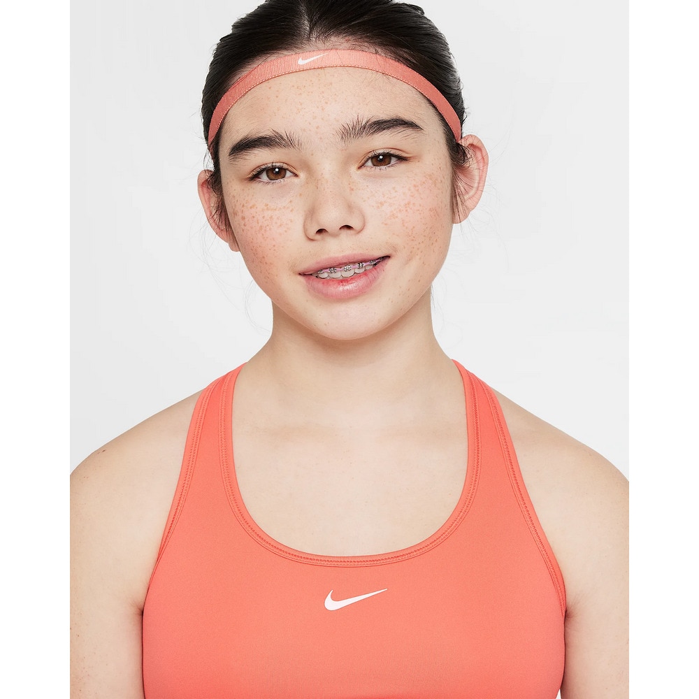 ナイキ（NIKE）（キッズ）ジュニア ガールズ ドライフィット スウッシュ スポーツブラ FJ7161-814