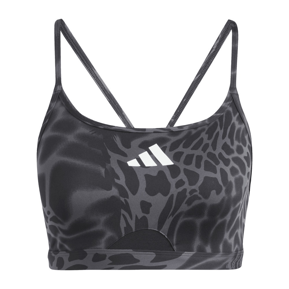アディダス（adidas）（レディース）TRN スリーストライプス AER AOP ブラ KUC93-JH1428