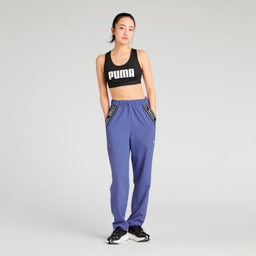 プーマ（PUMA）（レディース）トレーニング ベーシック スポーツ ブラトップ ミディアムサポート 527027 51 BLK