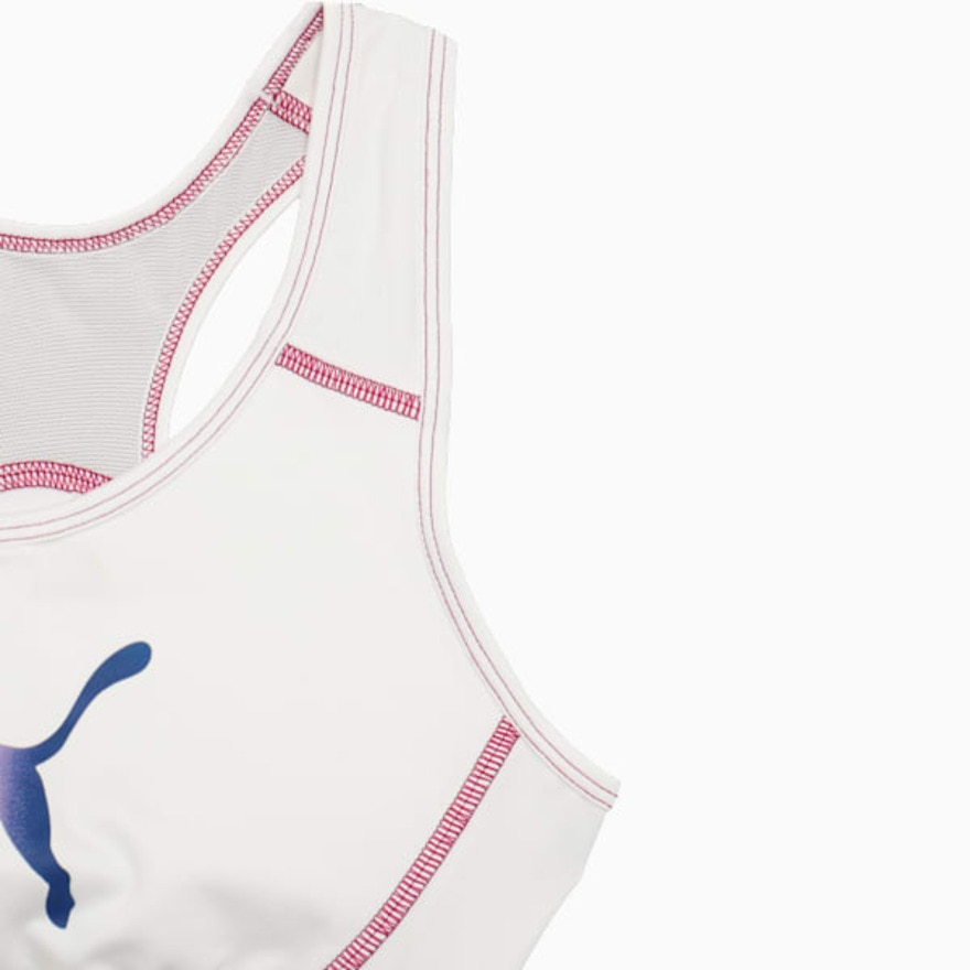プーマ（PUMA）（レディース）トレーニング TAD ベーシック スポーツ ブラトップ ミディアムサポート 527997 02 WHT
