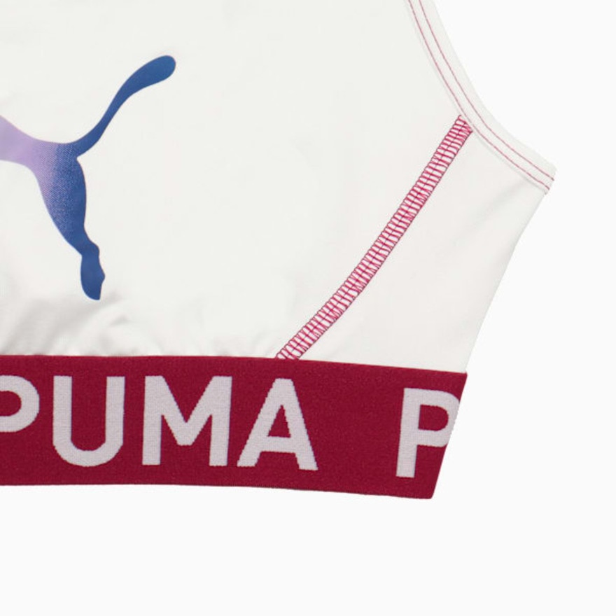 プーマ（PUMA）（レディース）トレーニング TAD ベーシック スポーツ ブラトップ ミディアムサポート 527997 02 WHT