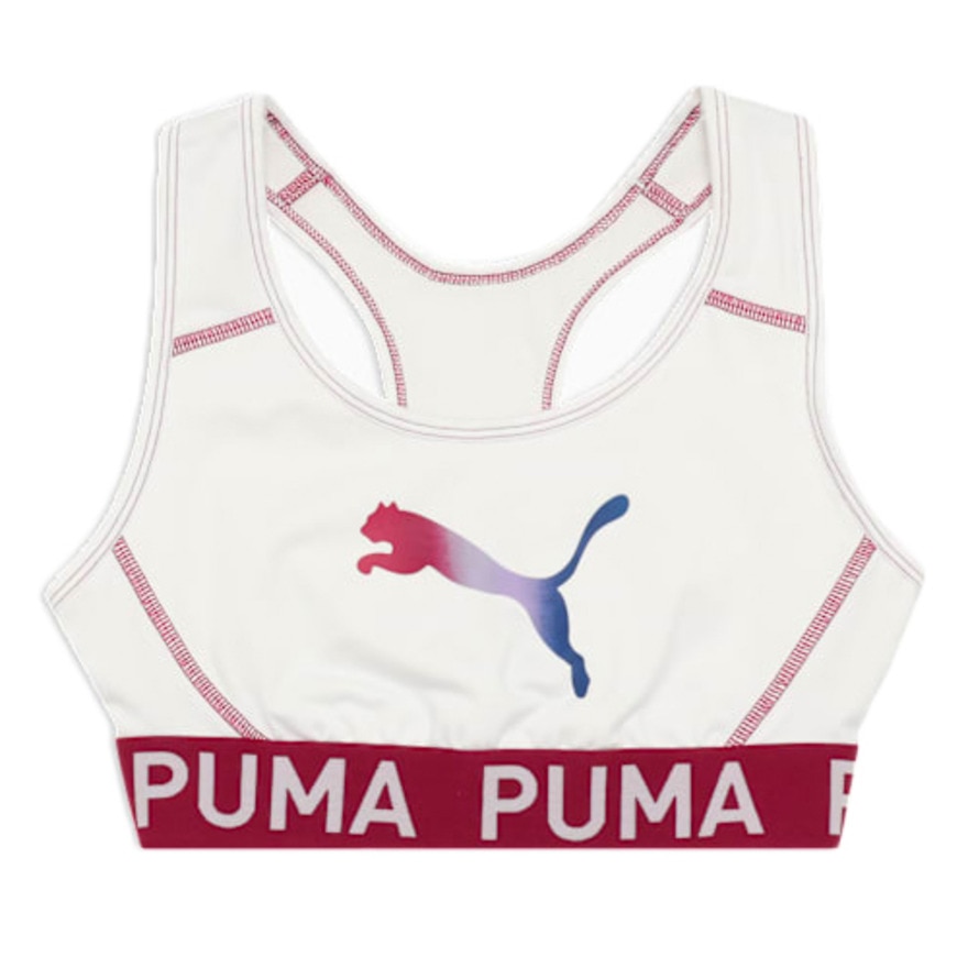 プーマ（PUMA）（レディース）トレーニング TAD ベーシック スポーツ ブラトップ ミディアムサポート 527997 02 WHT