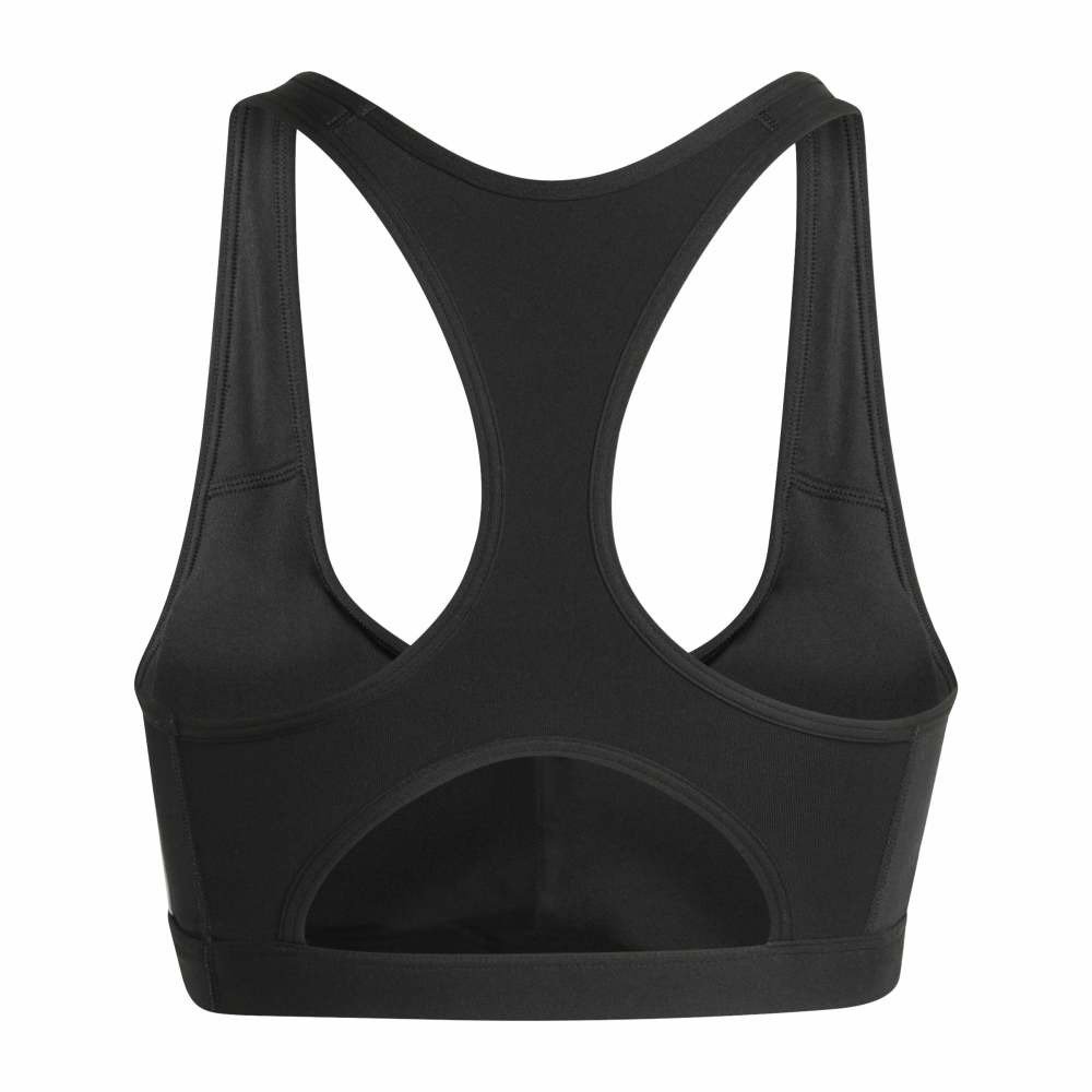 アディダス（adidas）（レディース）Optime エッセンシャルズ ワークアウト スリーストライプス ミディアムサポートブラ CI156-KB4383