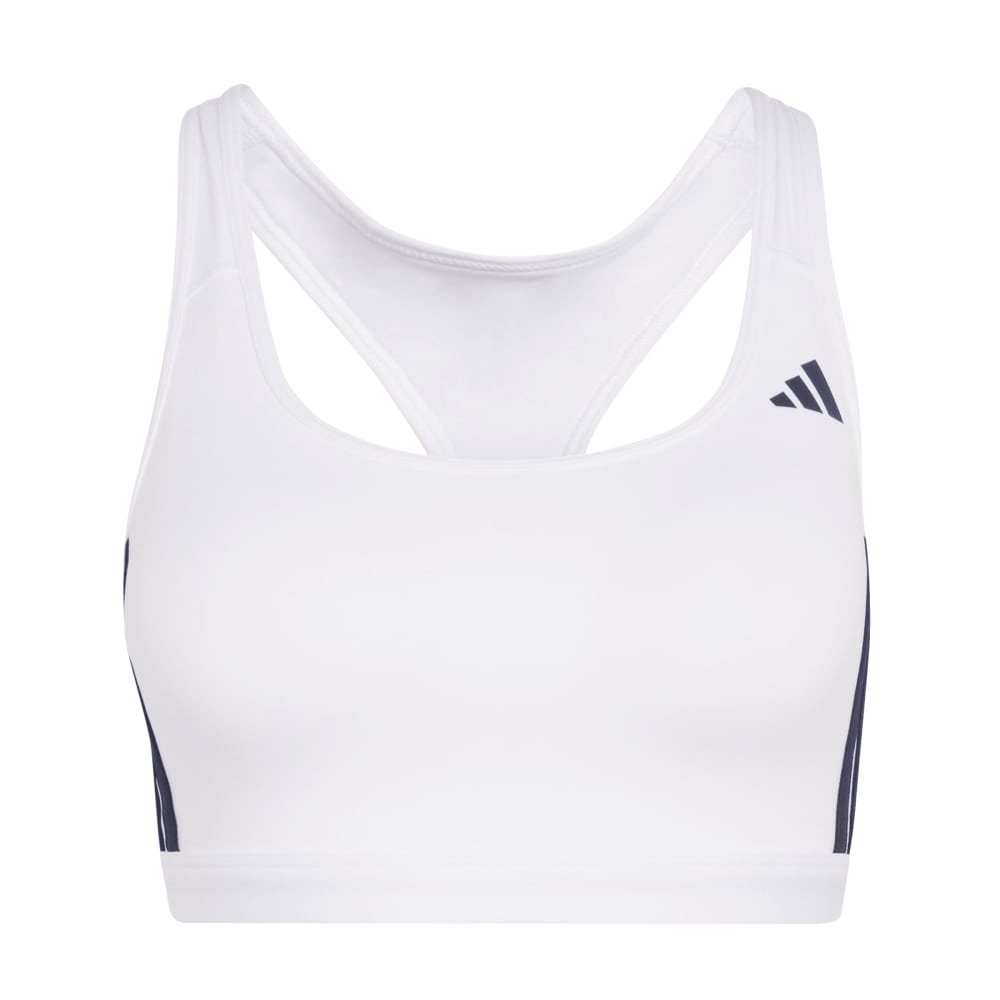 アディダス（adidas）（レディース）Optime エッセンシャルズ ワークアウト スリーストライプス ミディアムサポートブラ CI156-KA4703