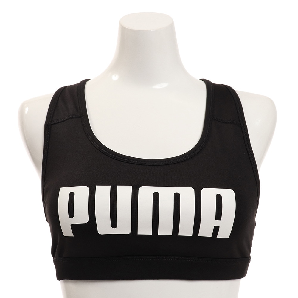プーマ（PUMA）（レディース）ブラ スポーツブラ ミドルサポート 4キープ グラフィック 520782 91 BLK