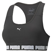 (レディース)トレーニング プーマ ストロング ブラトップ 中サポート 522001 01 BLK