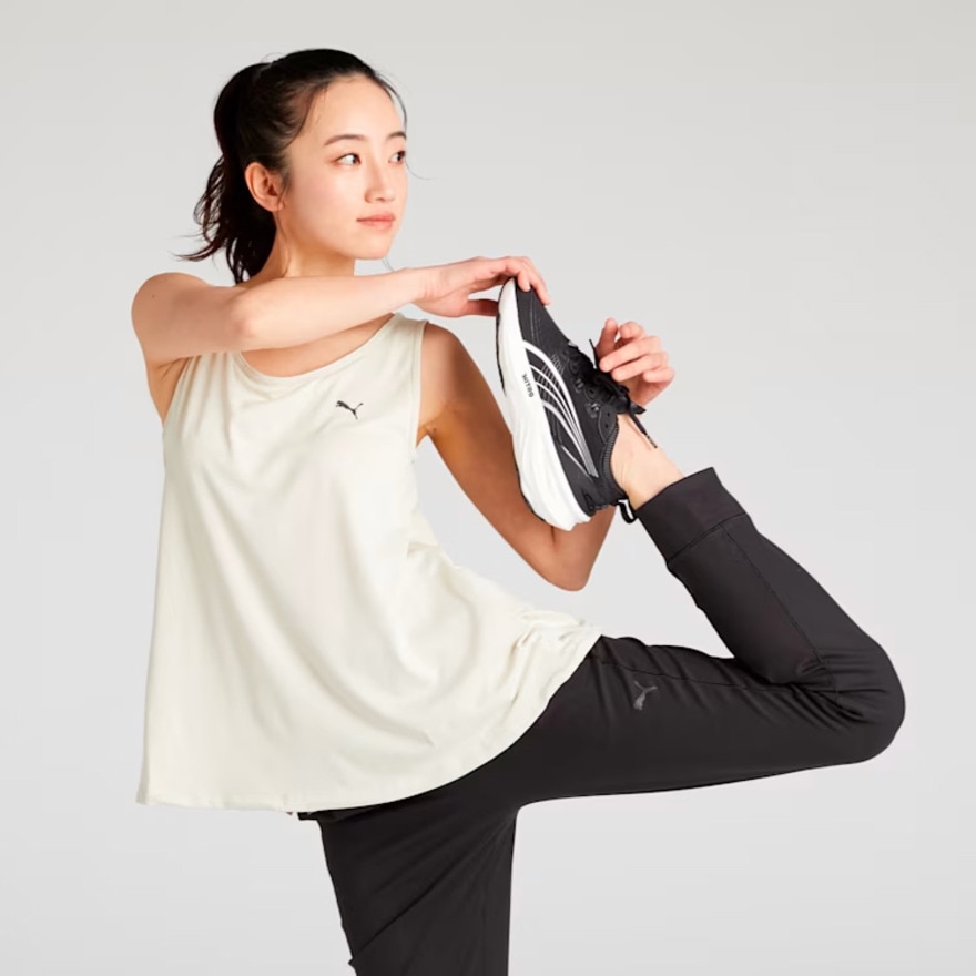 プーマ（PUMA）（レディース）ヨガ スタジオ ブラ カップ タンクトップ 527013 87 BEG