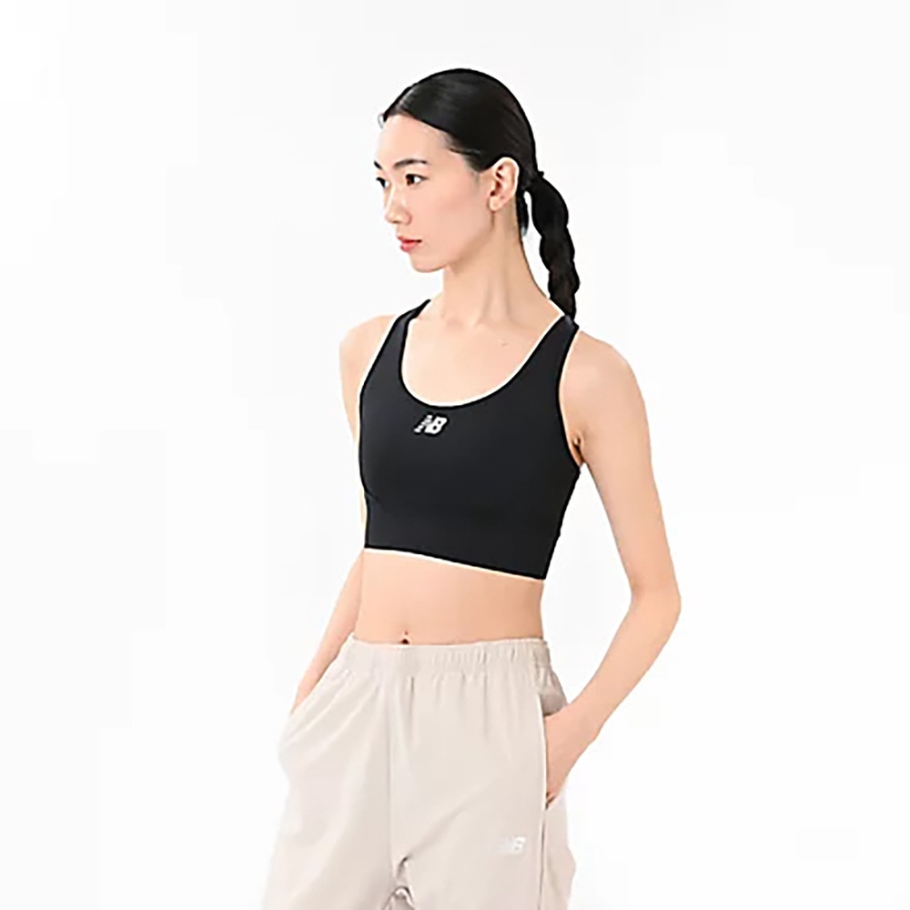 ニューバランス（new balance）（レディース）グラフィックスポーツブラ WB51468BK