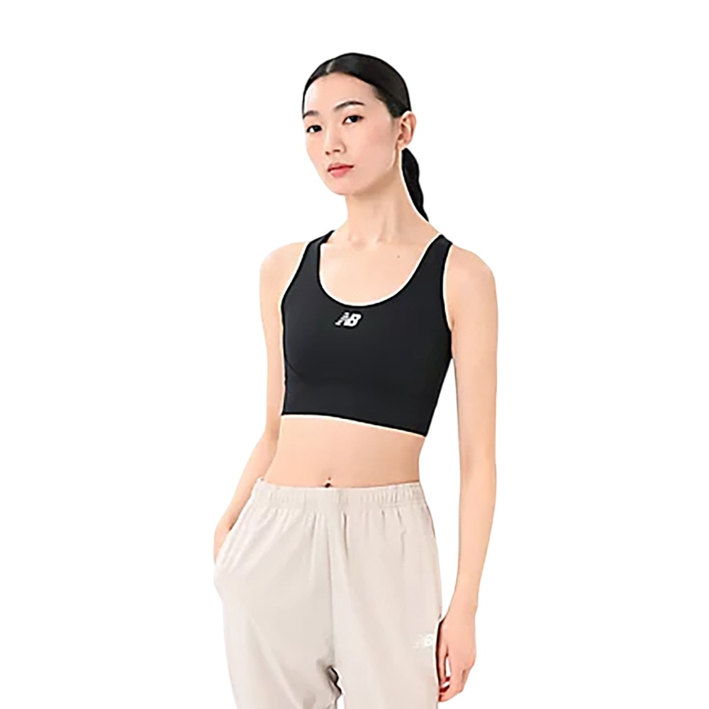 ニューバランス（new balance）（レディース）グラフィックスポーツブラ WB51468BK